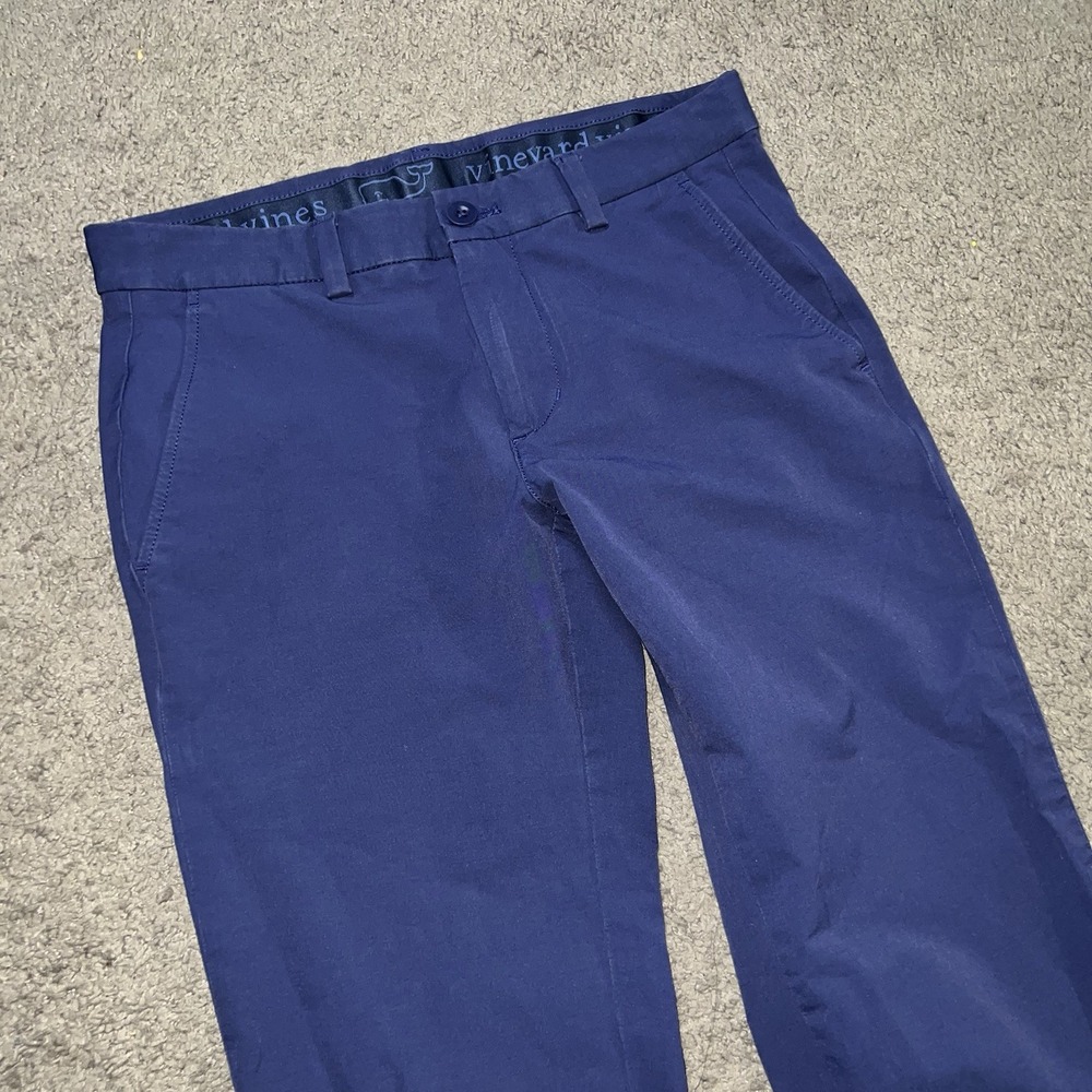 Vineyard Vines Pants Men 28x32 Blue On The Go OTG performance Work Chino